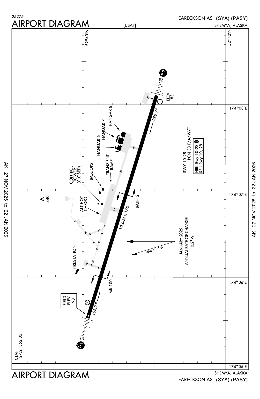 EARECKSON AS - Airport Diagram