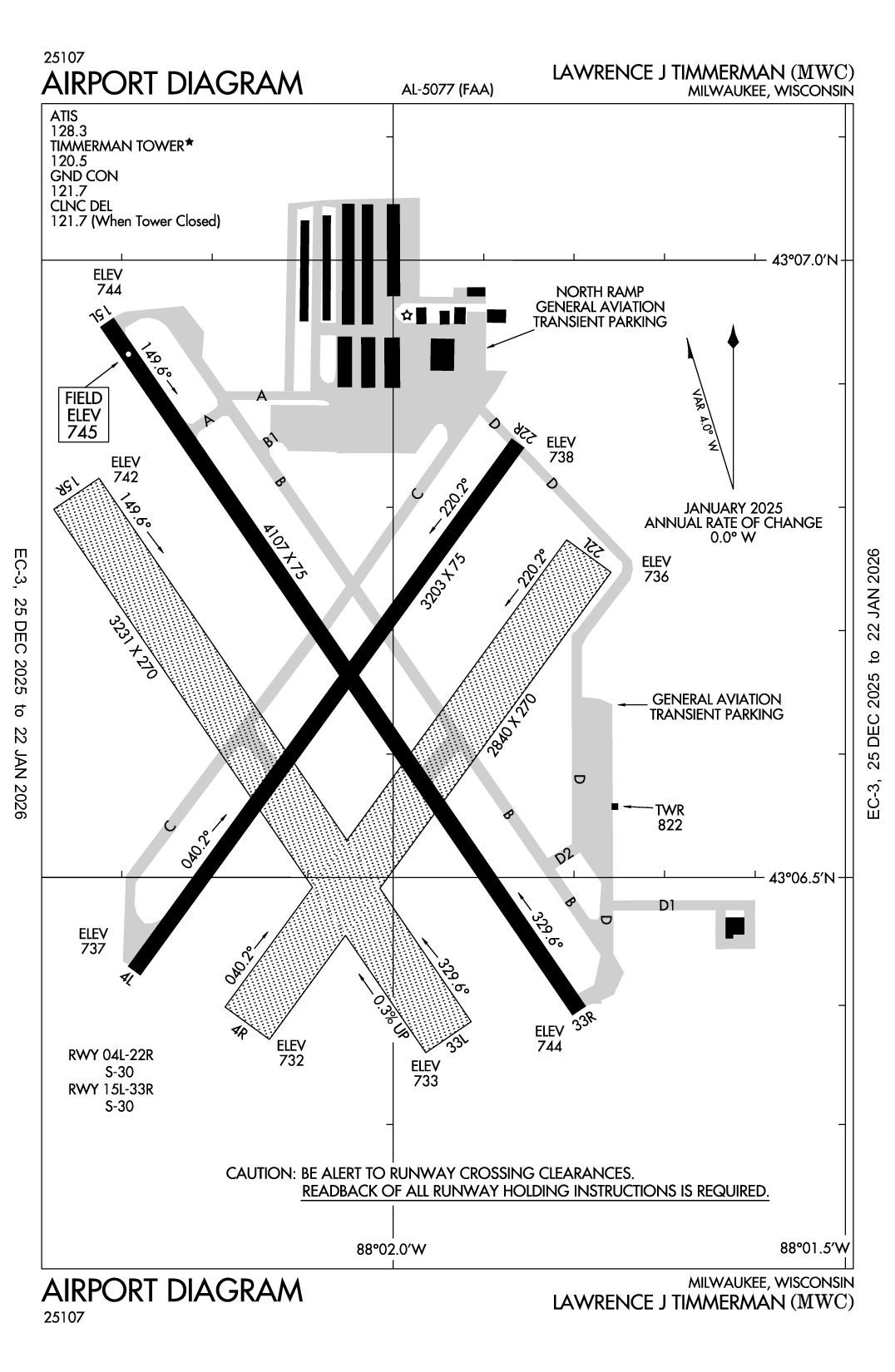LAWRENCE J TIMMERMAN - Airport Diagram