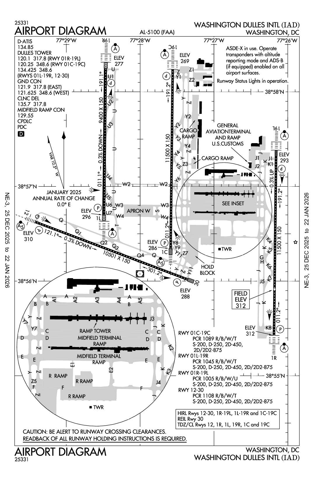 WASHINGTON DULLES INTL - Airport Diagram