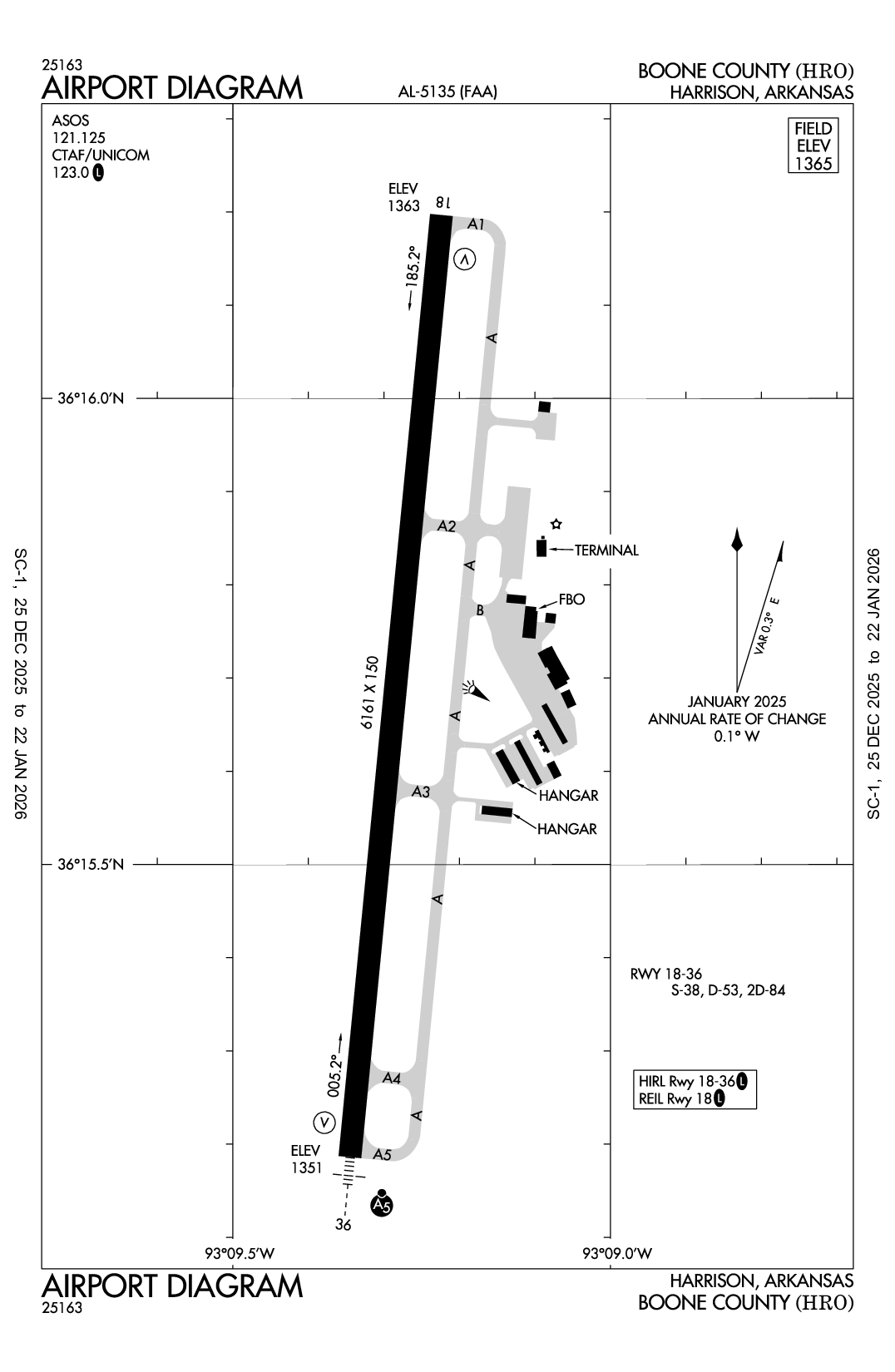 BOONE COUNTY - Airport Diagram