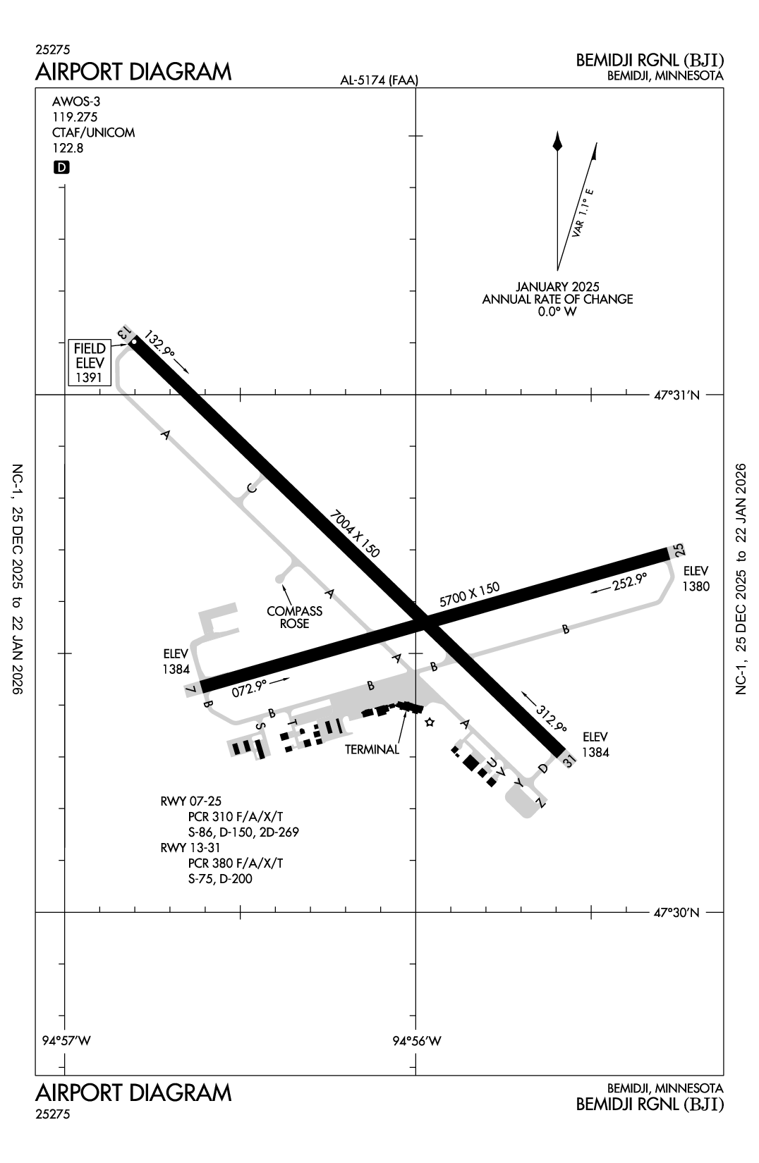 BEMIDJI RGNL - Airport Diagram