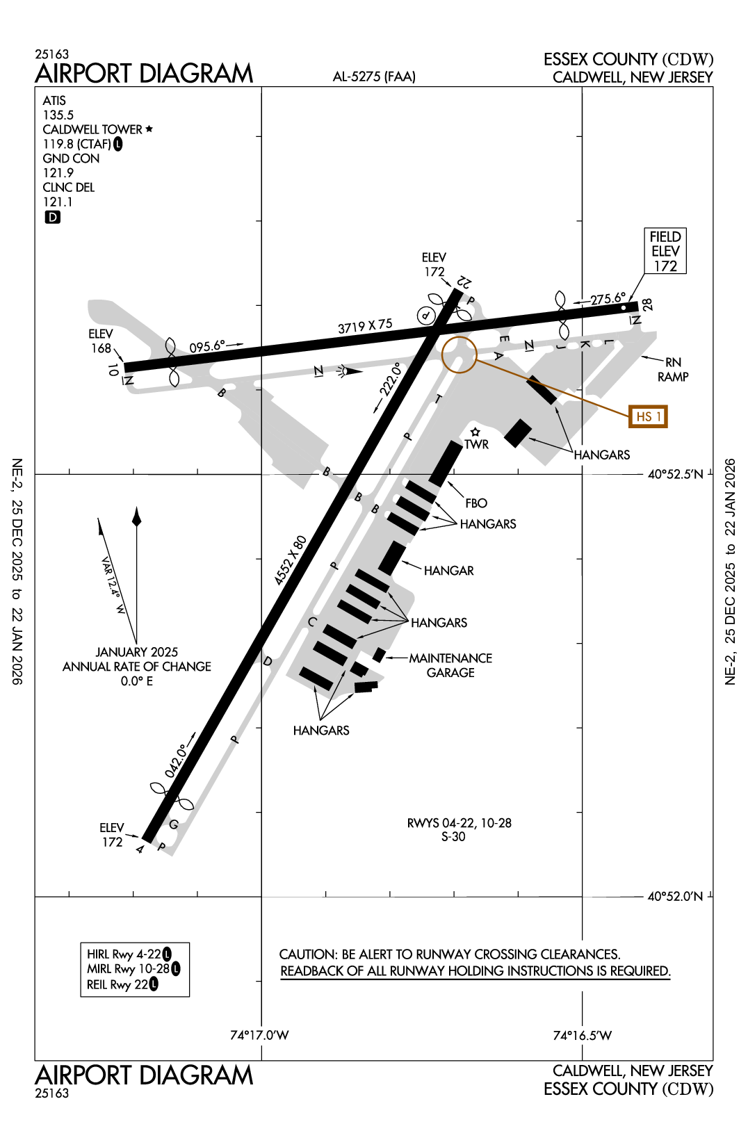 ESSEX COUNTY - Airport Diagram
