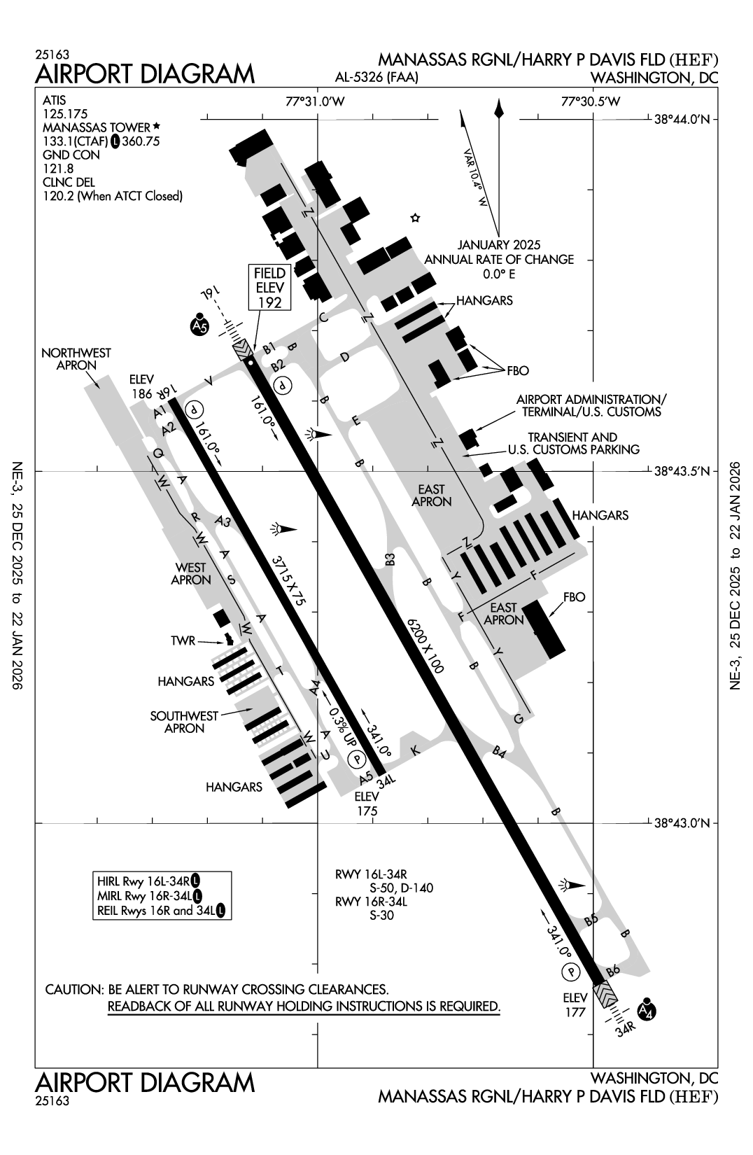 MANASSAS RGNL/HARRY P DAVIS FLD - Airport Diagram