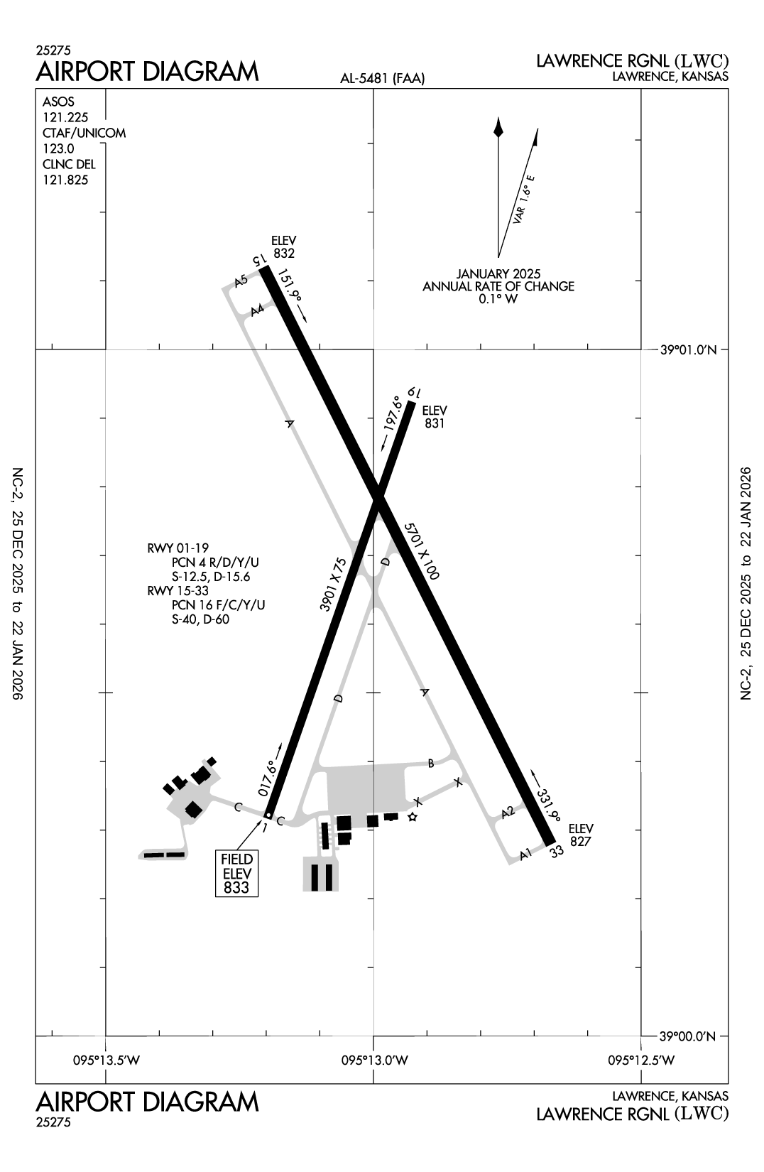 LAWRENCE RGNL - Airport Diagram