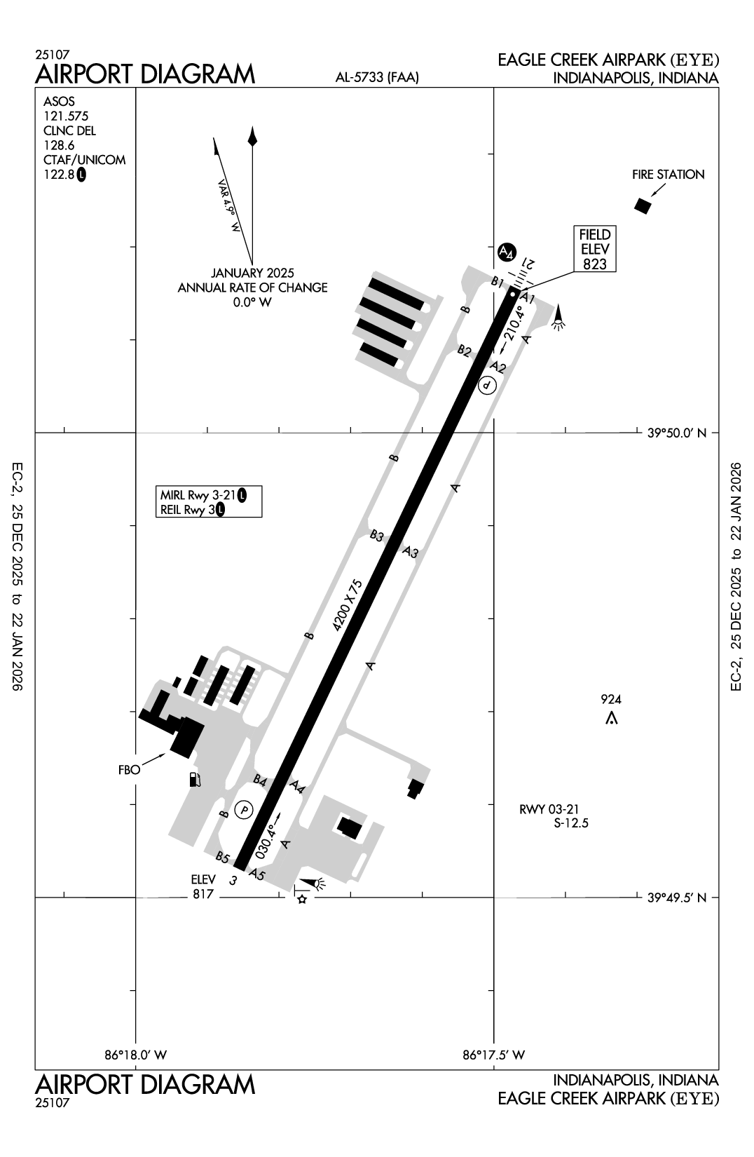 EAGLE CREEK AIRPARK - Airport Diagram