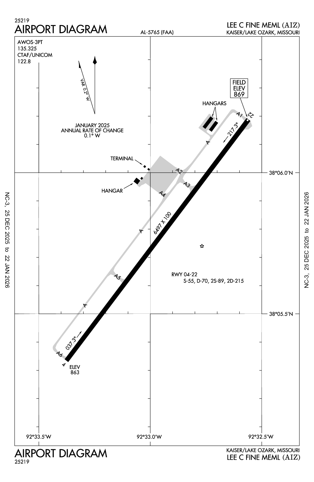 LEE C FINE MEML - Airport Diagram