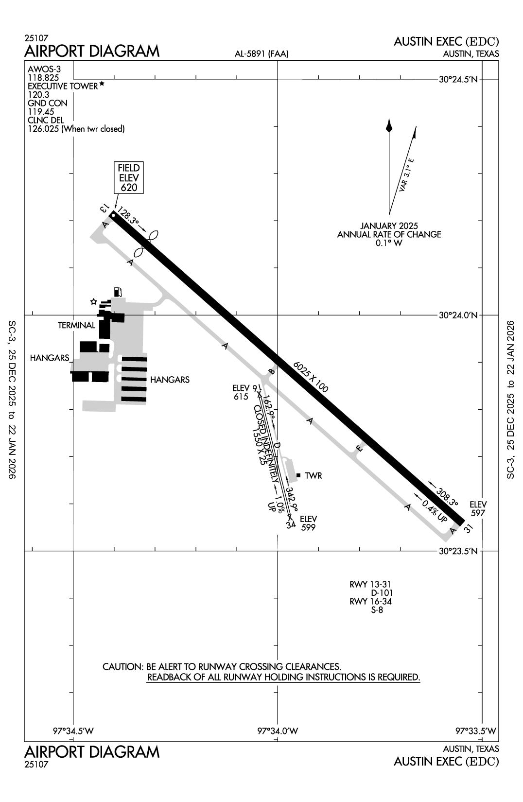 AUSTIN EXEC - Airport Diagram
