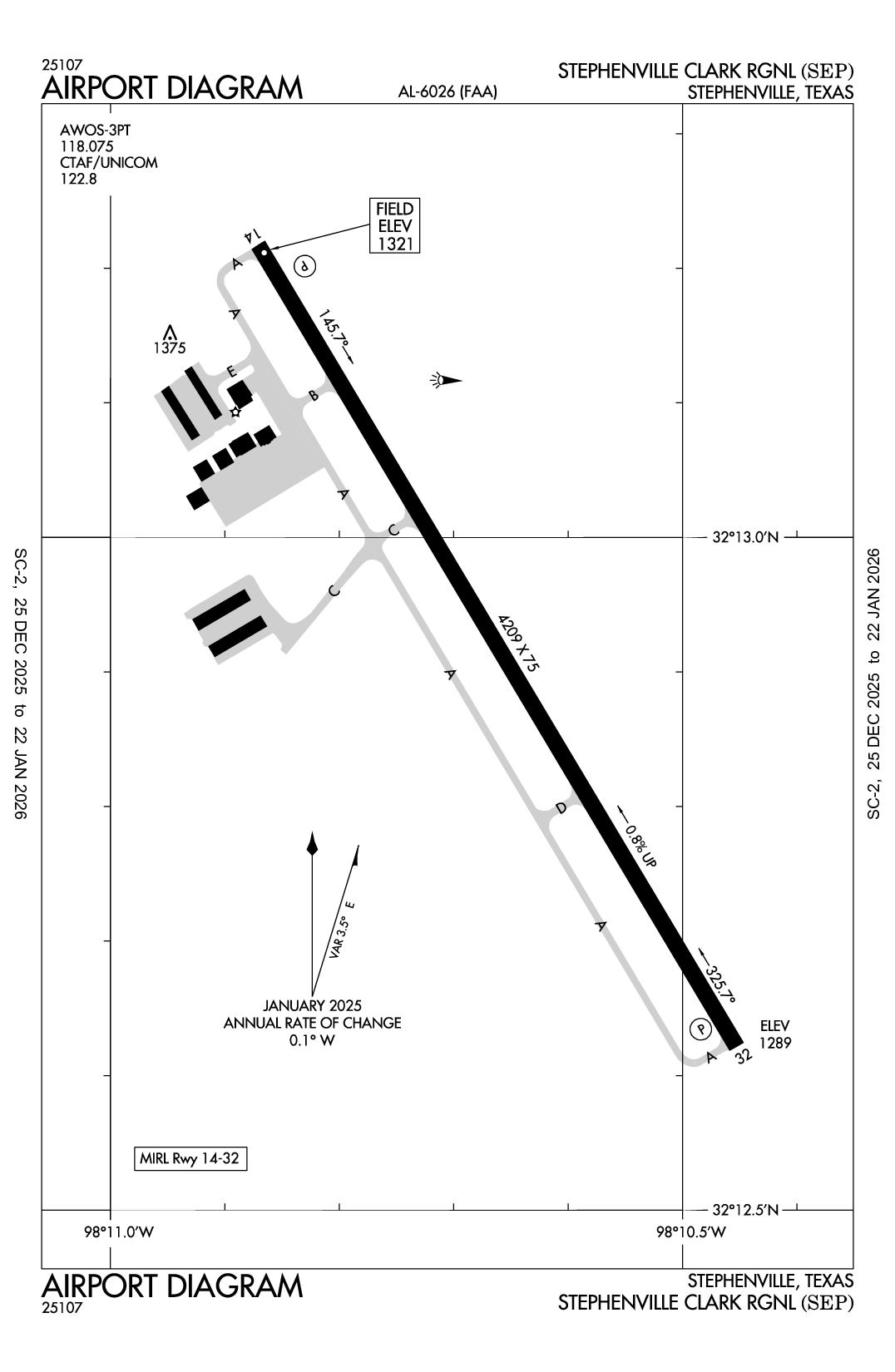 STEPHENVILLE CLARK RGNL - Airport Diagram