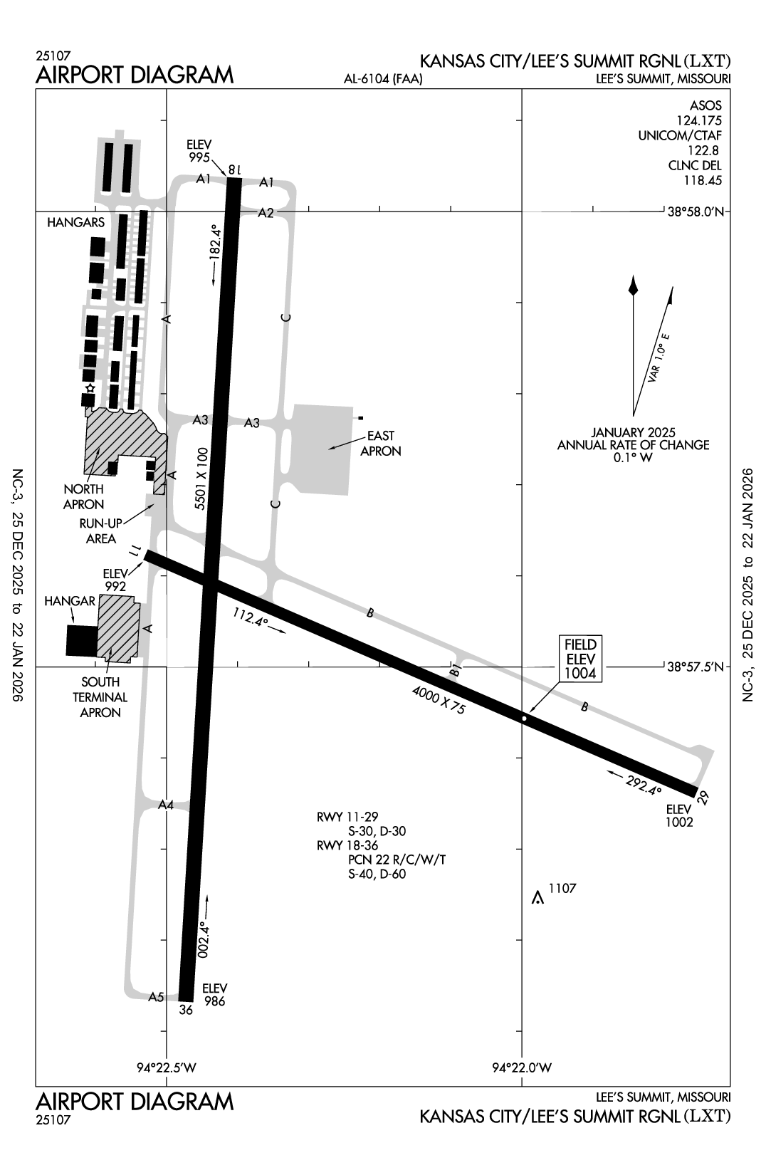 KANSAS CITY/LEE'S SUMMIT RGNL - Airport Diagram