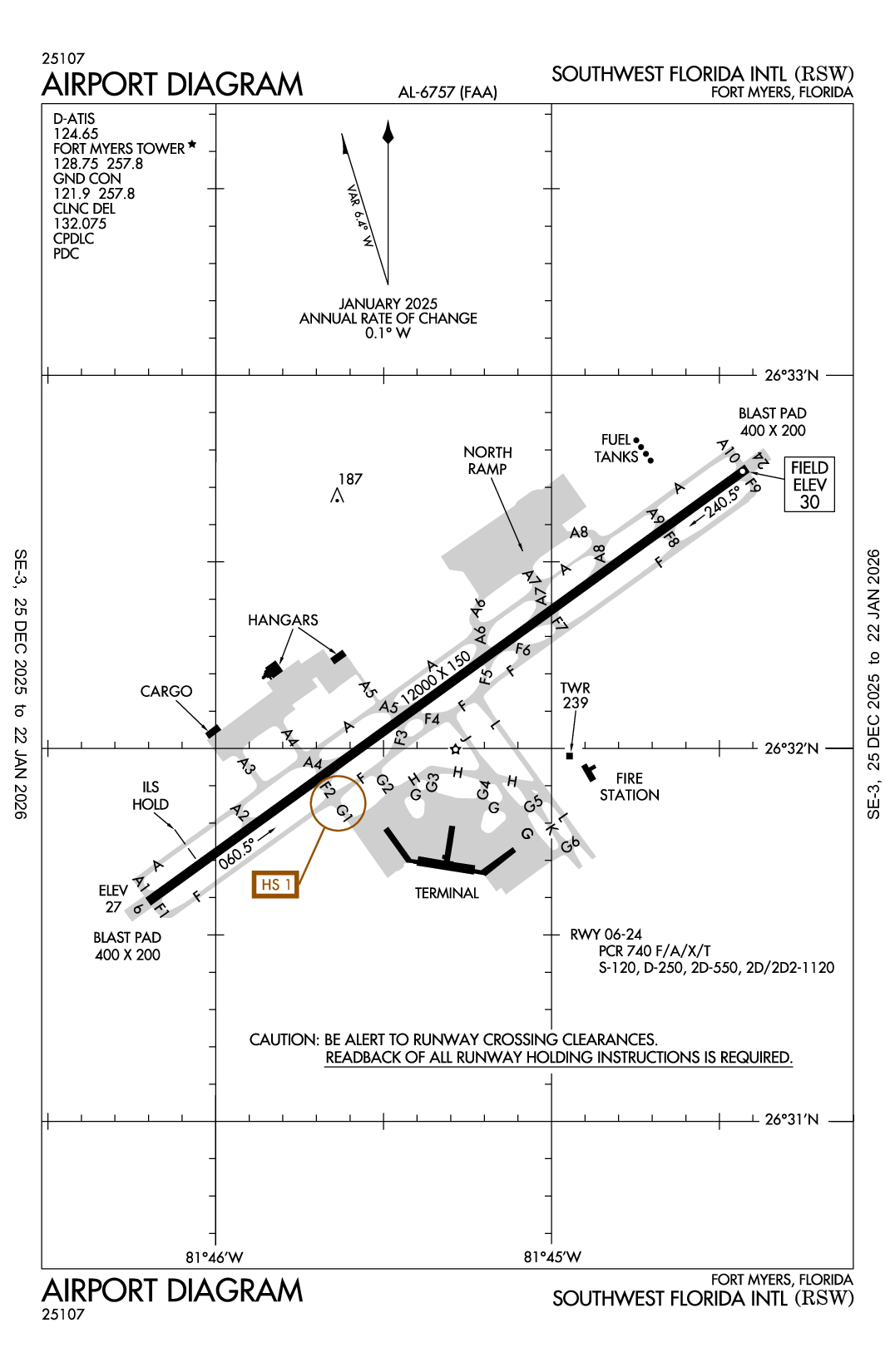 SOUTHWEST FLORIDA INTL - Airport Diagram