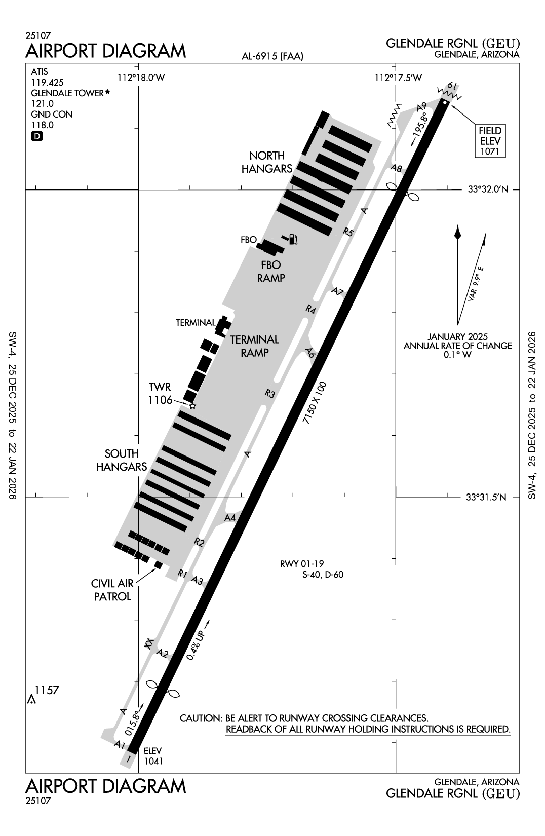 GLENDALE RGNL - Airport Diagram