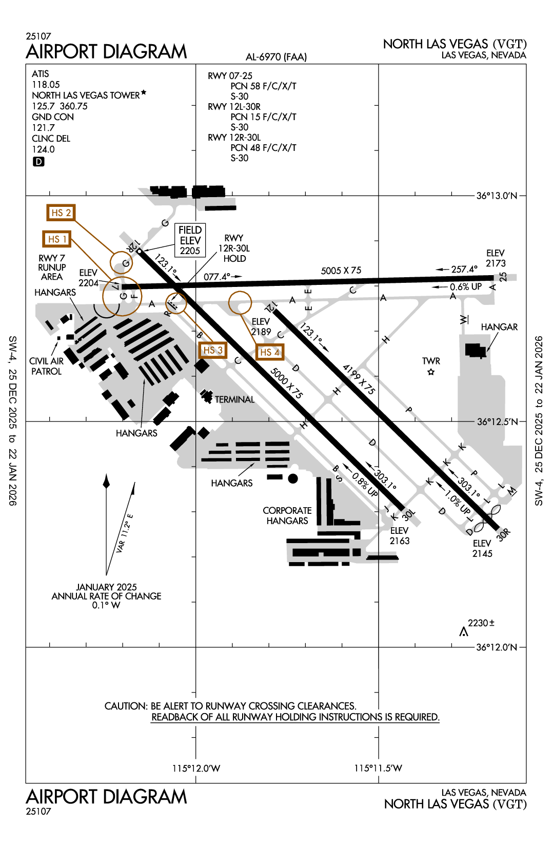 NORTH LAS VEGAS - Airport Diagram