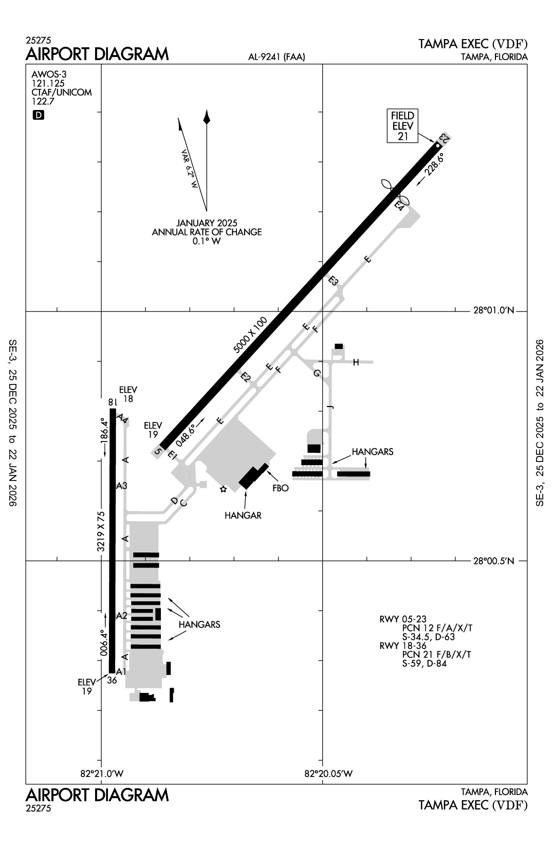 TAMPA EXEC - Airport Diagram
