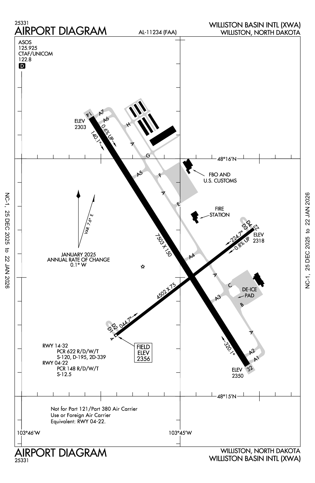 WILLISTON BASIN INTL - Airport Diagram
